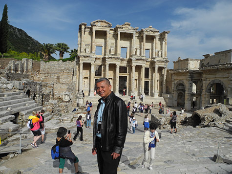 Ruinas en la ciudad de Éfeso